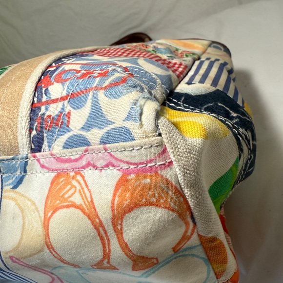 Vintage Coach Patchwork Hand Bag y2k - Picture 10 of 15